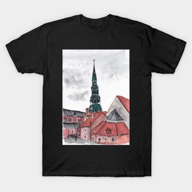 Old Riga T-Shirt by PolSmart